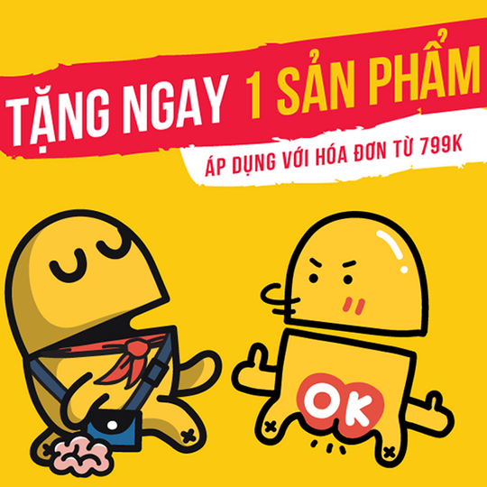 Bò Sữa - Boo tặng 1 sản phẩm Bu Sticker cho HĐ từ 799k