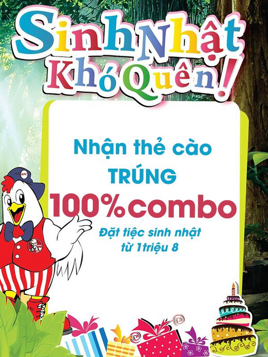 Kinh nghiệm tổ chức Sinh Nhật cho Bé ở Quán ăn nhanh KFC Lotte