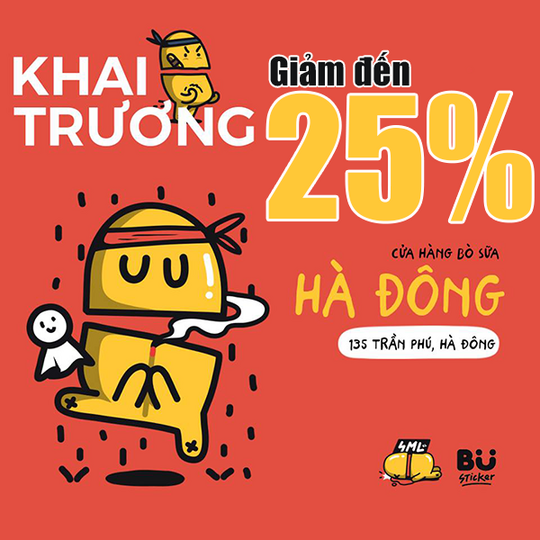 Bò Sữa - Boo giảm đến 25% mừng khai trương