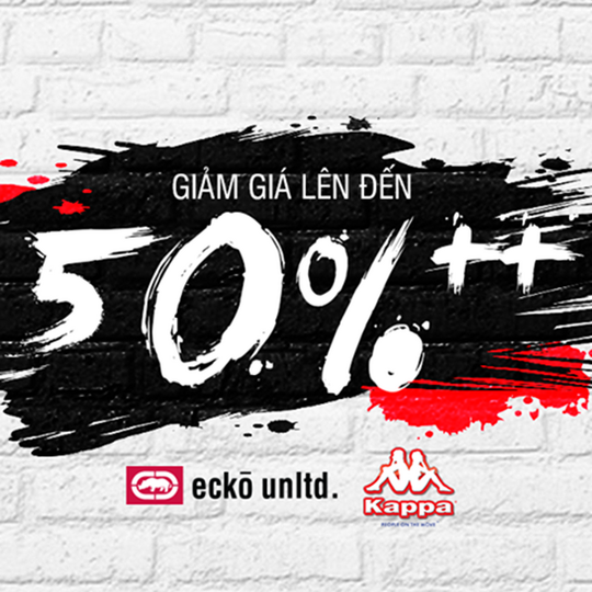 Hoàng Phúc giảm đến 50% nhiều sản phẩm từ Kappa
