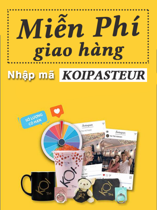 Koi Cafe miễn phí giao hàng tại Delivery Now