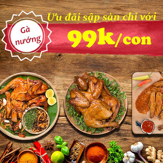 Lẩu Gà ớt hiểm 109 gà nướng chỉ 99k/con