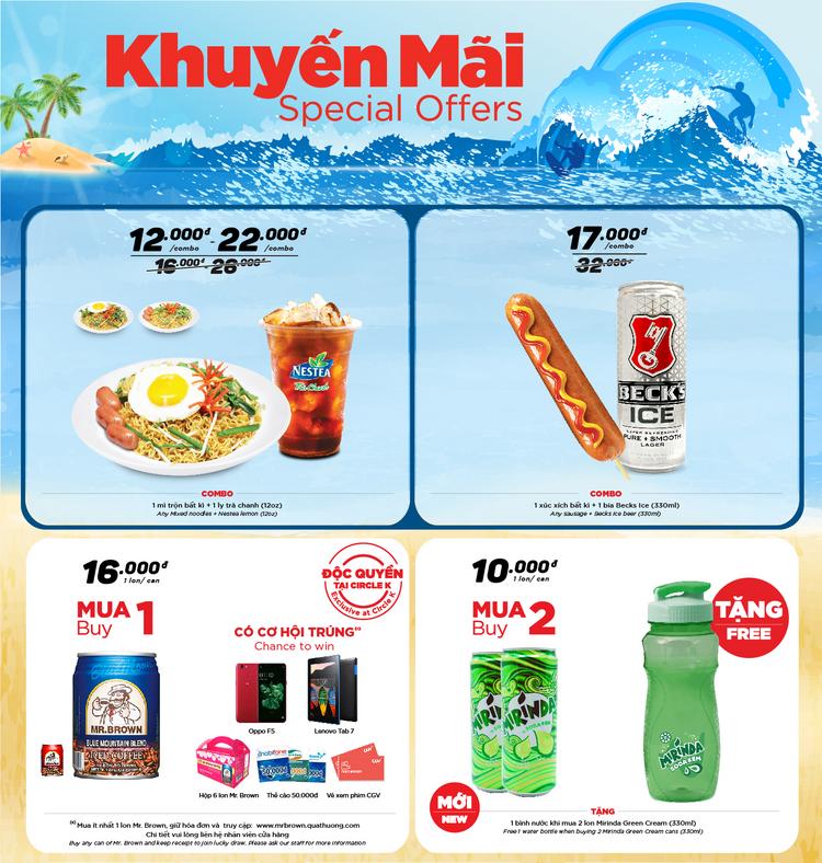 Circle K ưu đãi đặc biệt tháng 5