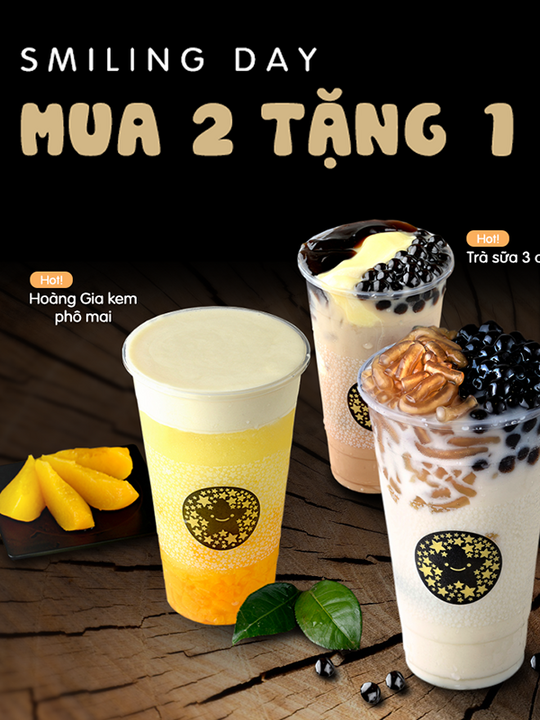 Tocotoco mua 2 tặng 1 thứ 5 hàng tuần
