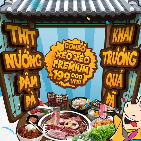 Gogi House combo Xèo Xèo 299k chỉ còn 199k
