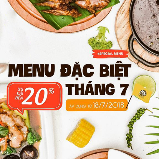 MỘC Riêu - Nướng giảm 20% các món trong menu mới