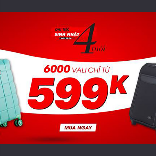 MIA hàng ngàn Vali chỉ từ 599k