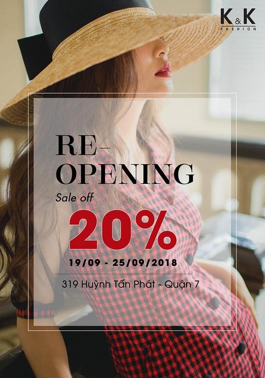 K&K Fashion giảm 20% toàn bộ sản phẩm váy đầm công sở