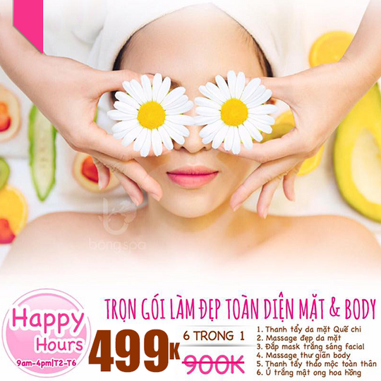 Bông Spa combo massage body chỉ 499k