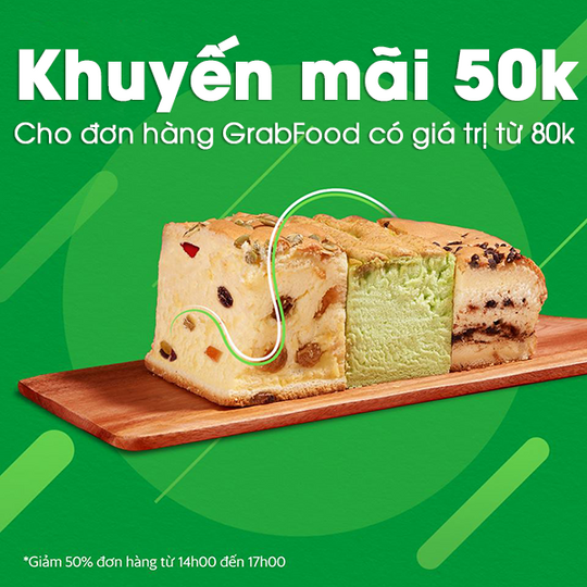 GrabFood giảm 50k cho đơn hàng Grab Food từ 80k