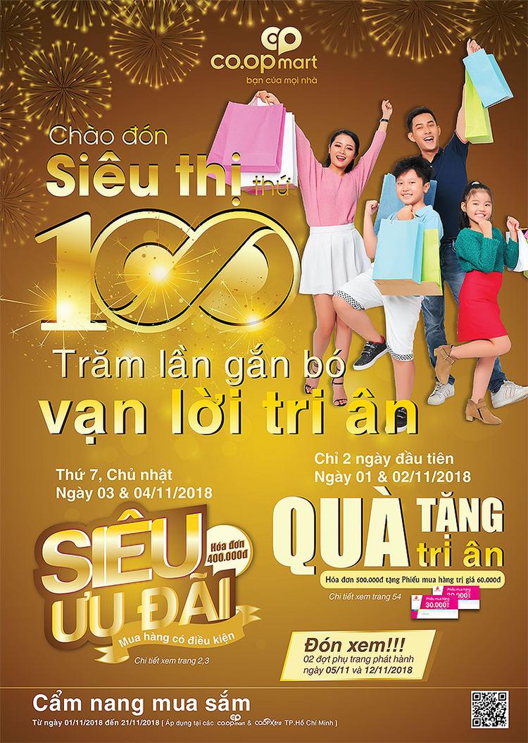 Coopmart ưu đãi chào đón siêu thị thứ 100