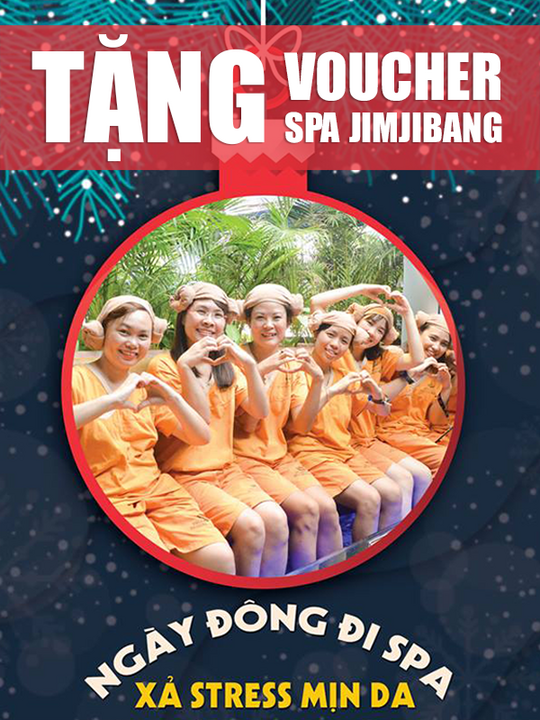 Golden Lotus Healing Spa World tặng voucher Jim Jil Bang khi check-in