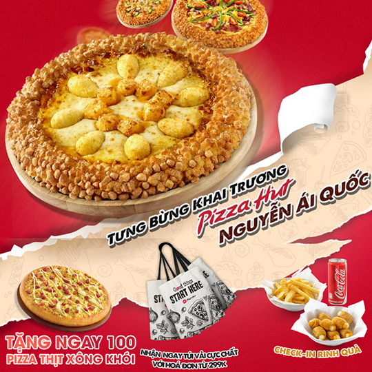 Pizza Hut nhiều ưu đãi mừng khai trương tại Biên Hòa