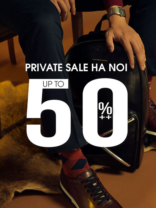 GIOVANNI giảm đến 50% nhiều sản phẩm tại Hà Nội