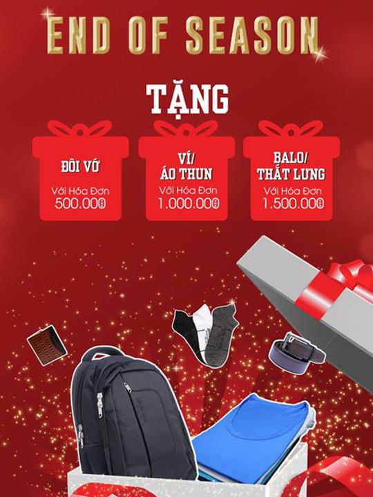John Henry ưu đãi quà tặng với hóa đơn từ 500k