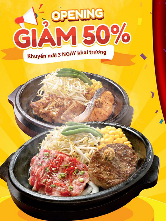 Pepper Lunch Vietnam giảm 50% món thứ 2