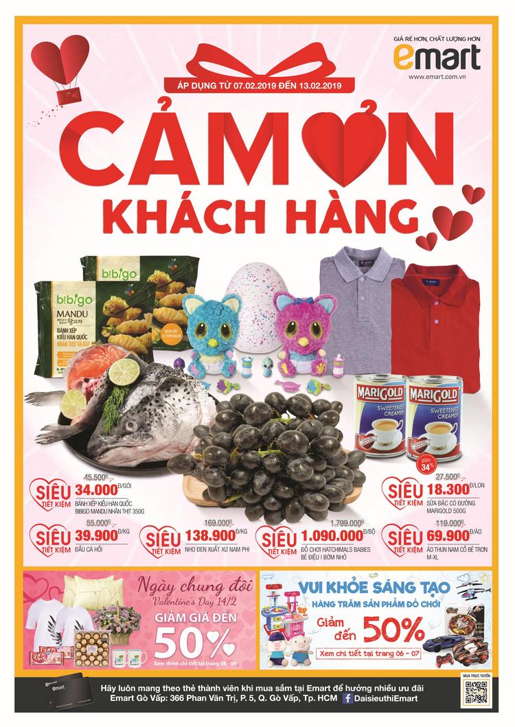 Emart ấn phẩm khuyến mãi tri ân khách hàng
