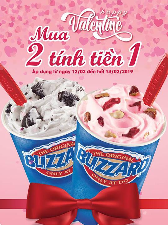 Dairy Queen ưu đãi mua 1 tặng 1 kem úp ngược