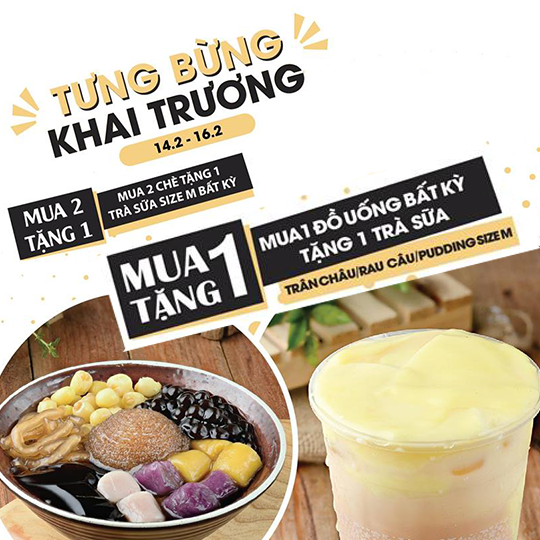 Tocotoco ưu đãi mua 1 tặng 1 mừng khai trương