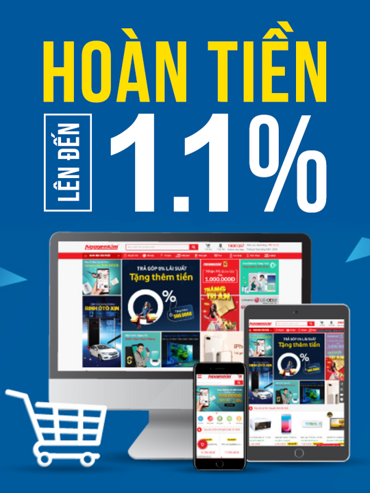 Nguyễn Kim hoàn tiền đến 1.1%