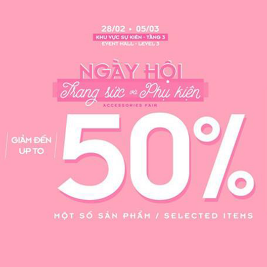 Takashimaya giảm đến 50% trang sức, phụ kiện