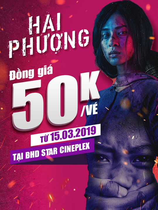 BHD Star Cineplex đồng giá 50k/vé 2D phim Hai Phượng