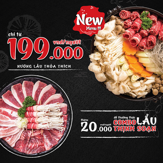 Tasaki BBQ buffet chỉ từ 199k tại Vincom Quang Trung