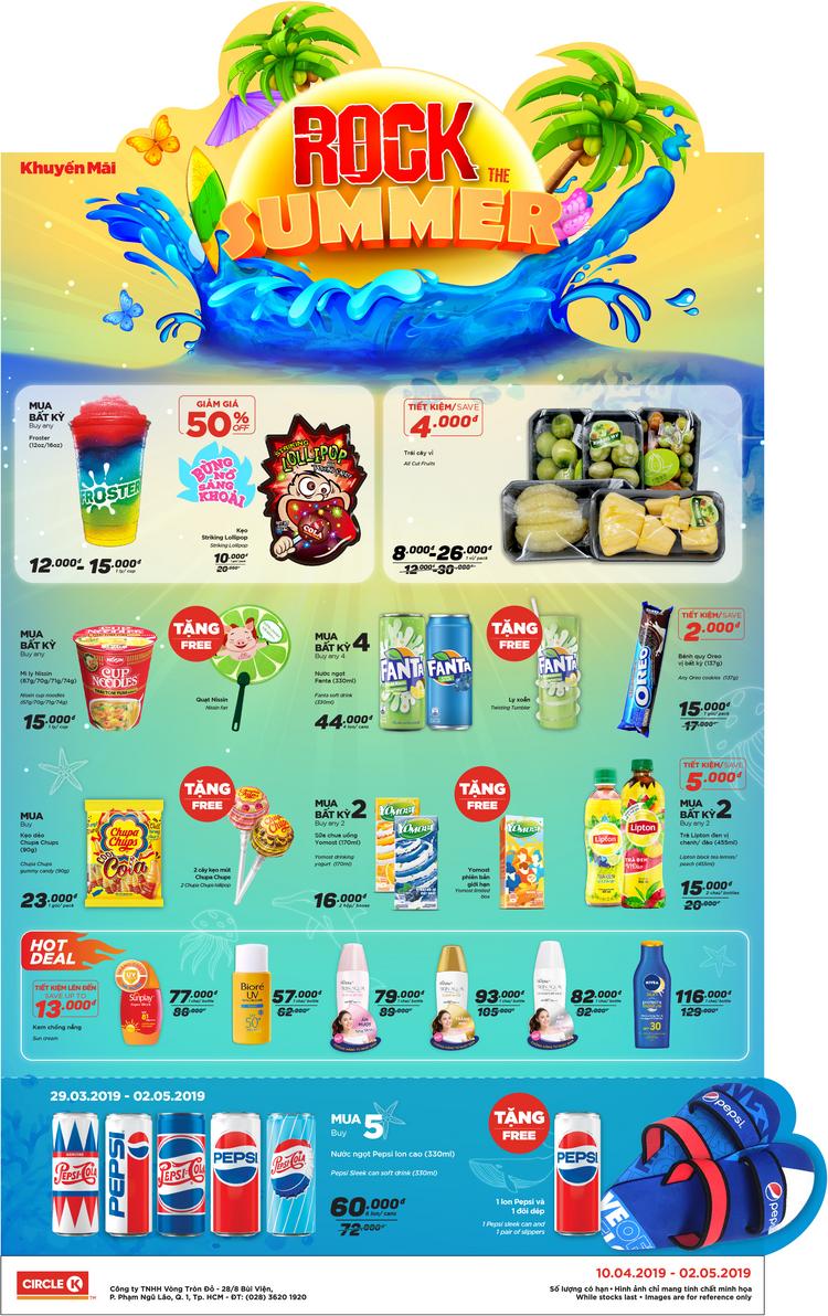 Circle K cẩm nang khuyến mãi tháng 4