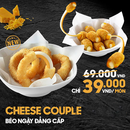 Pizza Hut ưu đãi combo phô mai 39k