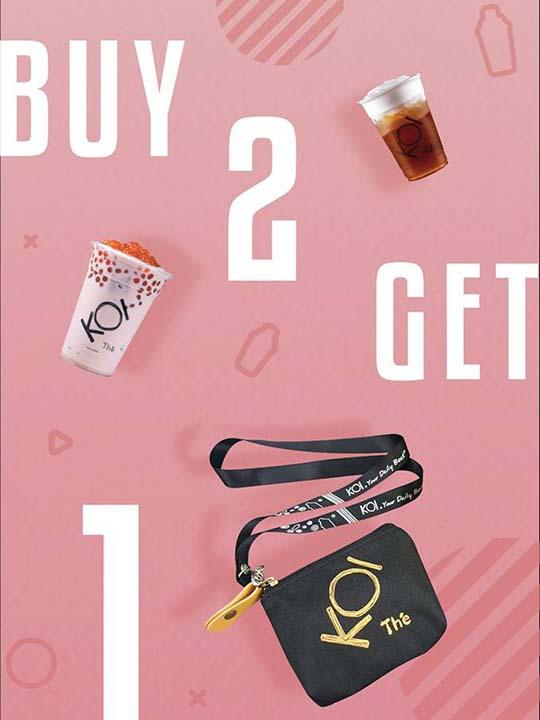 Koi Cafe tặng combo dây đeo và ví
