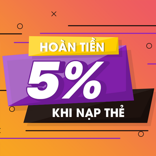 Vietnamobile hoàn tiền 5% khi nạp thẻ điện thoại