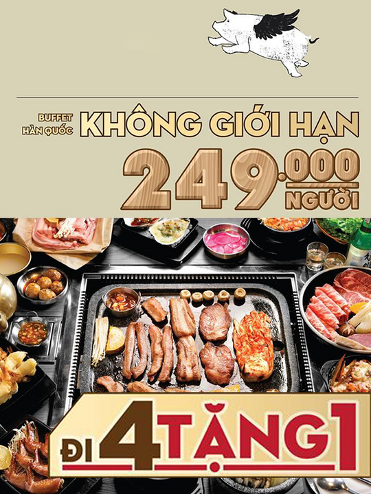 K-pub đi 4 tặng 1 tại miền Nam