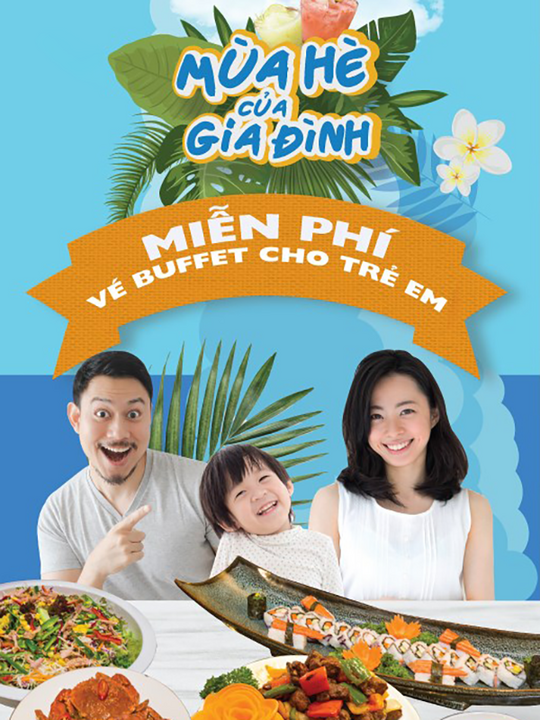 Hoàng Yến Buffet miễn phí buffet cho trẻ em