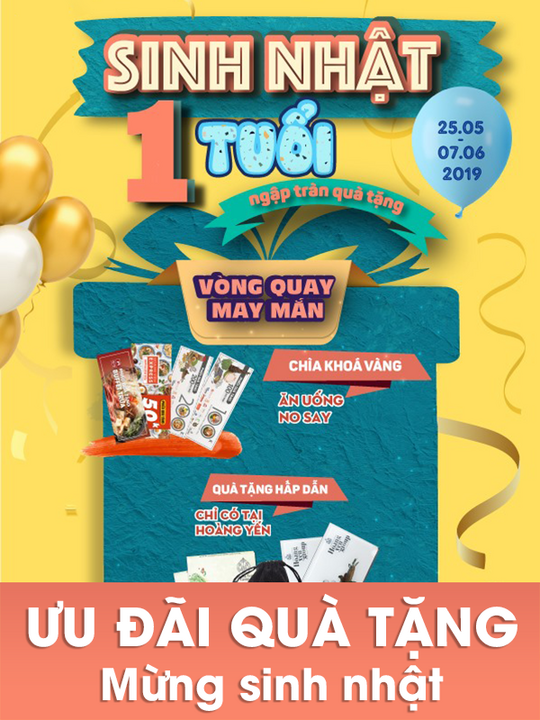 GIẢM 20 giá vé BUFFET  Tặng Bánh Sinh Nhật  Tặng vé Buffet