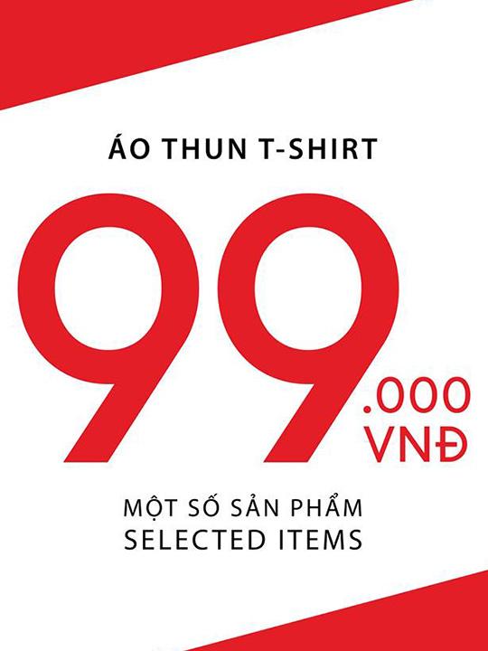 MANGO đồng giá 99k nhiều áo thun