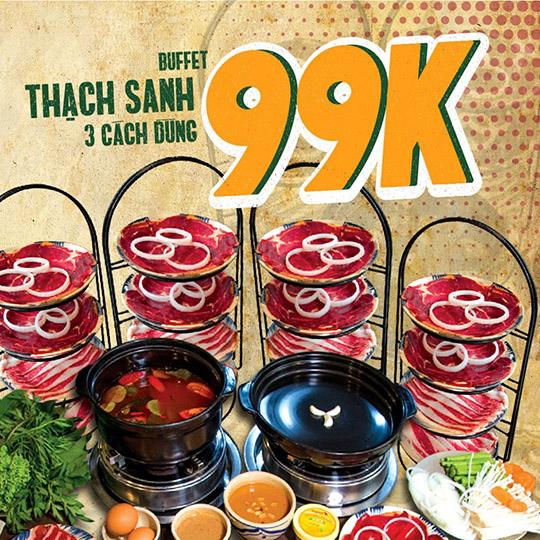 Bò - Lế - Rồ ưu đãi buffet chỉ 99k cho nhóm 4