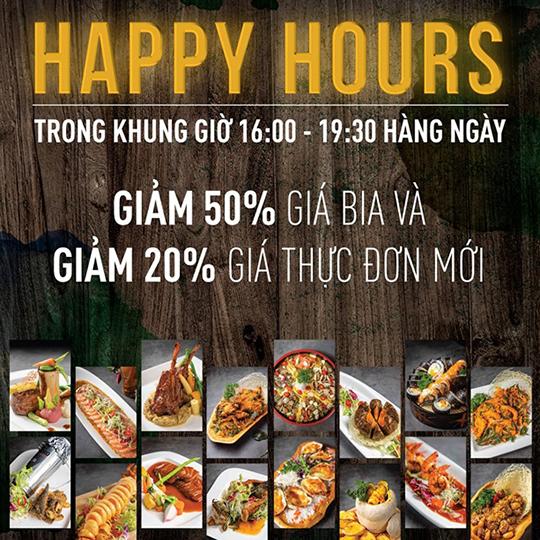 Poc Poc Beer Garden giảm 50% bia và giảm 20% menu mới