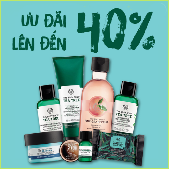 The Body Shop ưu đãi mừng khai trương tại Quang Trung