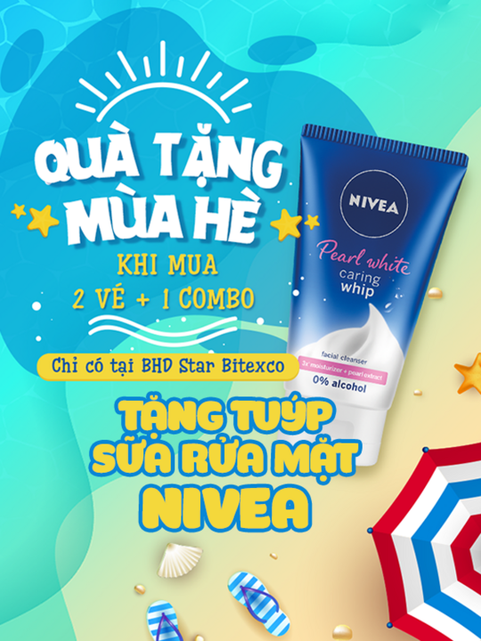 BHD Star Cineplex tặng sữa rửa mặt Nivea tại BHD Bitexco