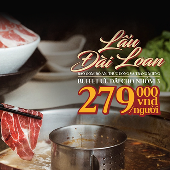 Manwah tặng suất buffet cho nhóm 3 tại miền Nam