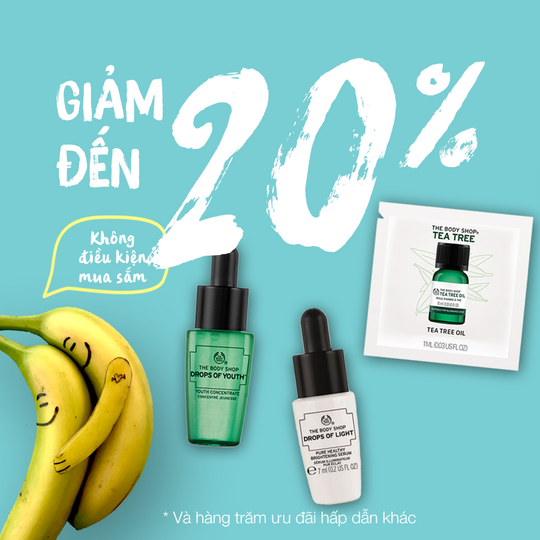 The Body Shop ưu đãi mừng khai trương tại Kim Mã