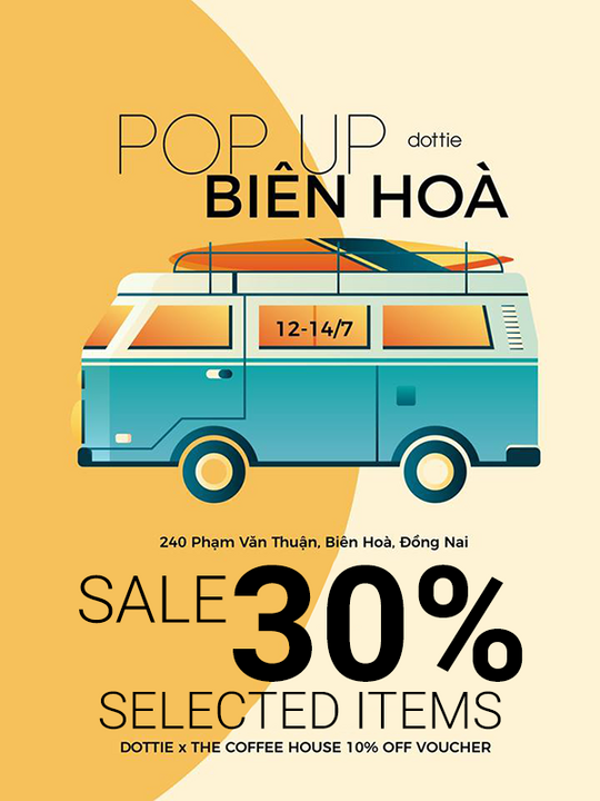 Dottie giảm 30% một số sản phẩm