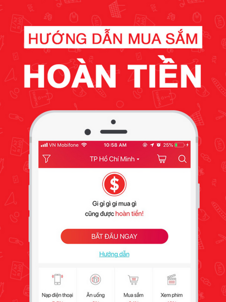 Shopiness hướng dẫn mua sắm hoàn tiền