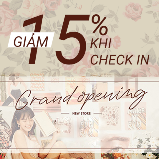 Goût De Jun giảm 15% khi check in
