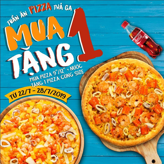 Domino mua 1 tặng 1 tuần lễ vàng