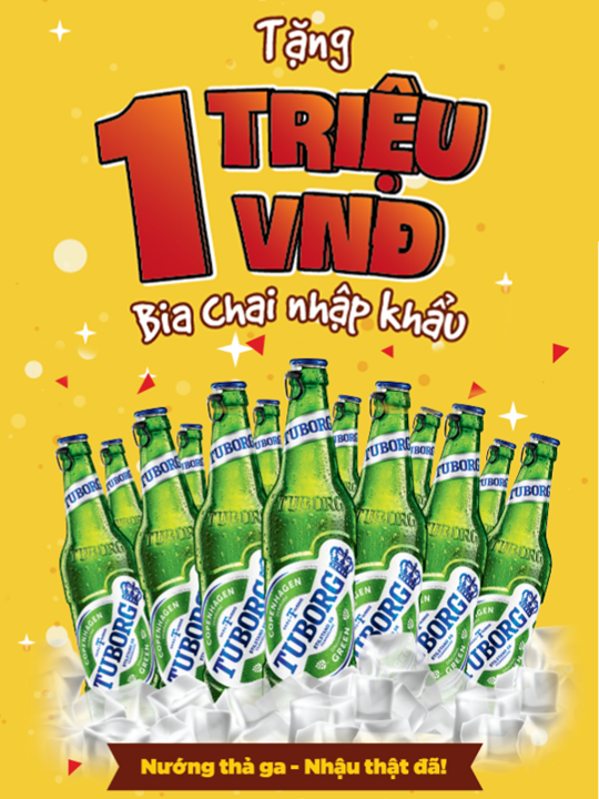 Yakimono tặng voucher 1.000k cho nhóm 4 Khách