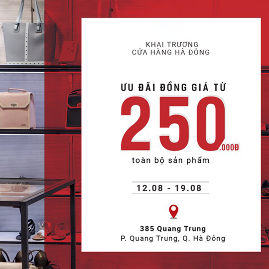Juno đồng giá giày 250k tại Hà Đông