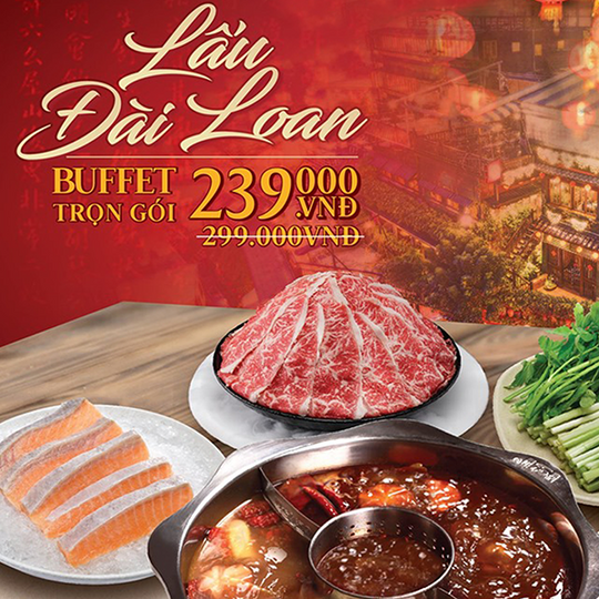 Manwah buffet chỉ 239k tại Biên Hòa, Vũng Tàu