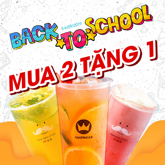 Royaltea Việt Nam ưu đãi mua 2 tặng 1