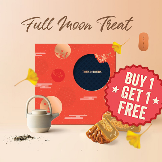 TOUS les JOURS mua 1 tặng 1 bánh trung thu
